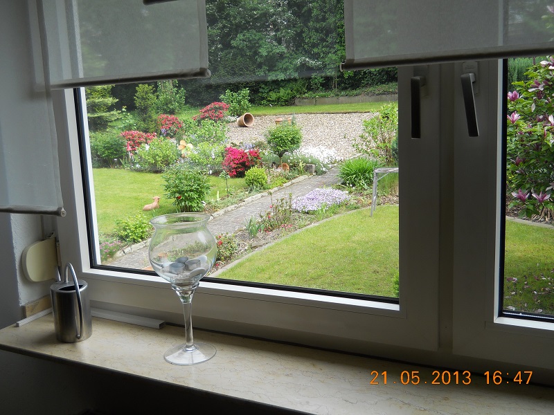 Blick Wohnen Garten Etagenwohnung Bottrop