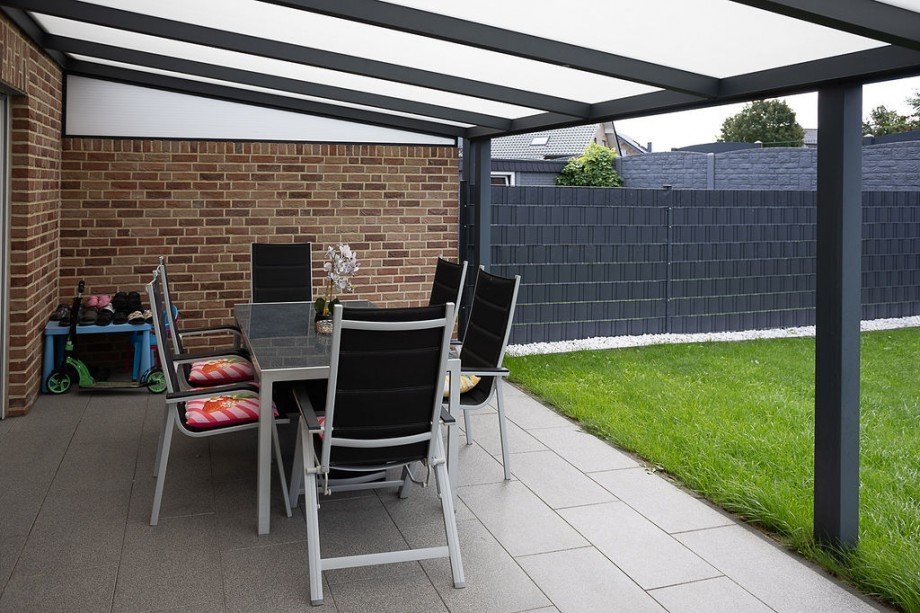 Terrasse Doppelhaush�lfte Wassenberg