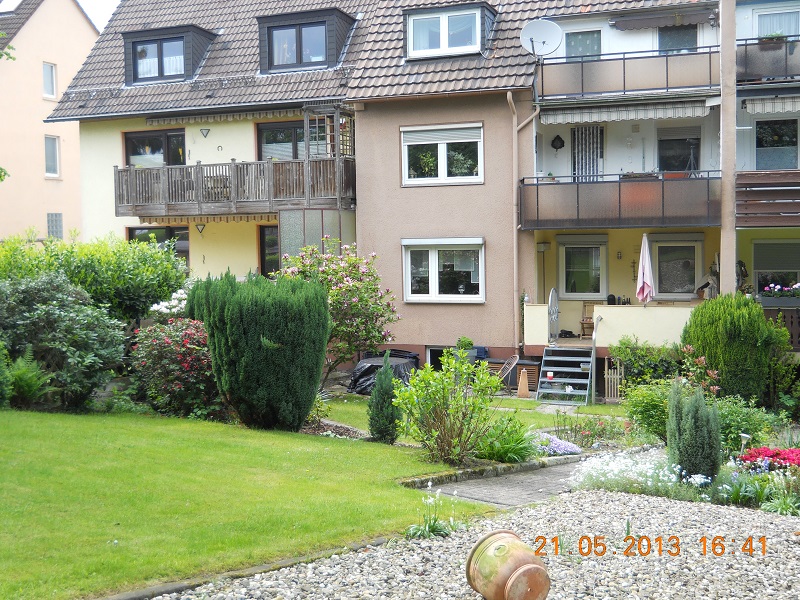 Gartenansicht Etagenwohnung Bottrop