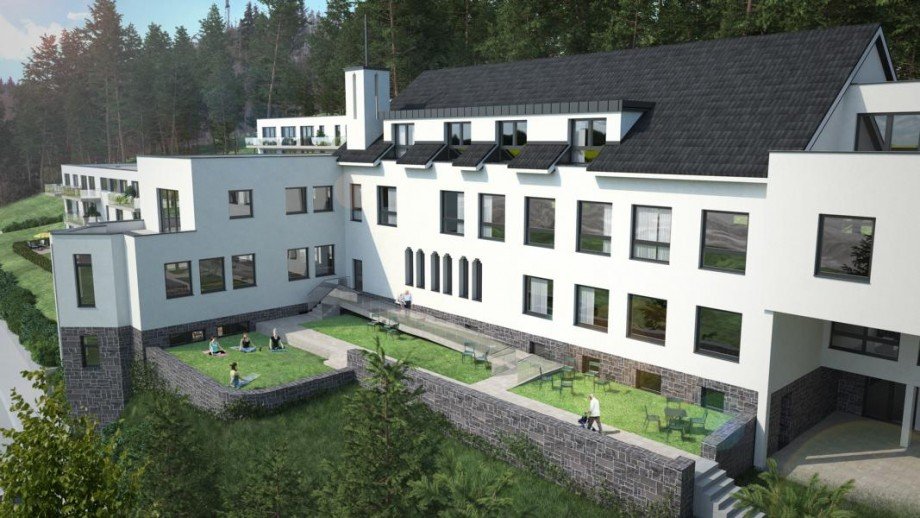 Projektentwicklung, Ansicht s�dwest Renditeobjekt Schleiden