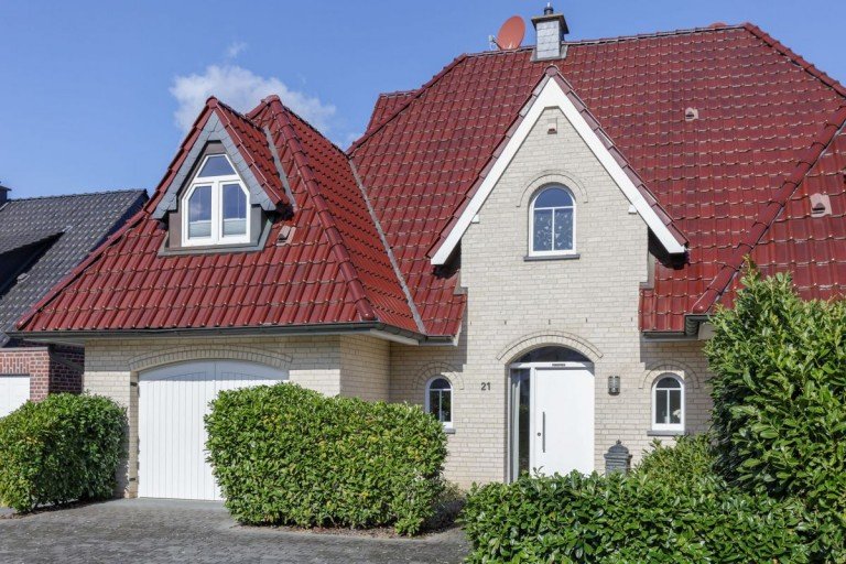 Frontansicht 1 H�ckelhoven Einfamilienhaus Haus im Sylter Stil in H�ckelhoven-Ratheim zu verkaufen