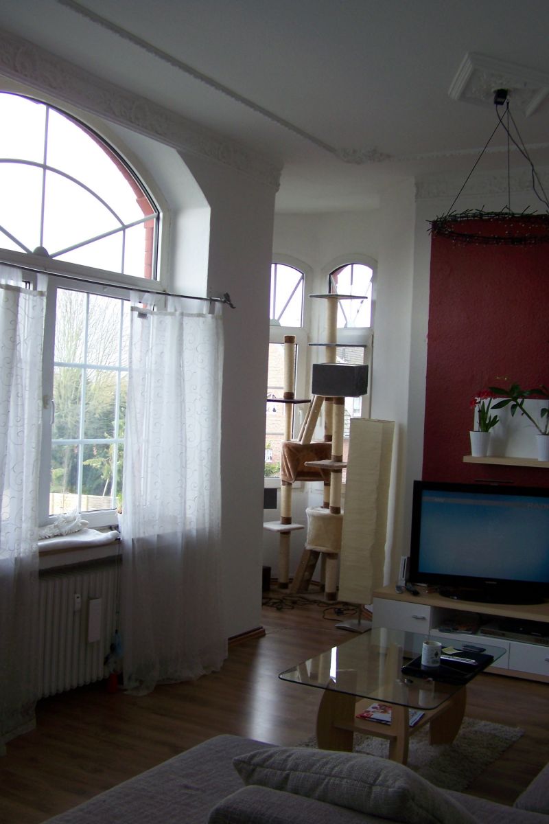 1. OG Wohnzimmer mit Turmerker Mehrfamilienhaus Schwalmtal-Waldniel