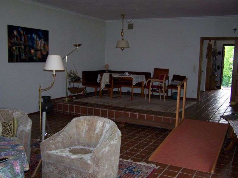 Wohnzimmer mit E�ecke Bungalow Krefeld